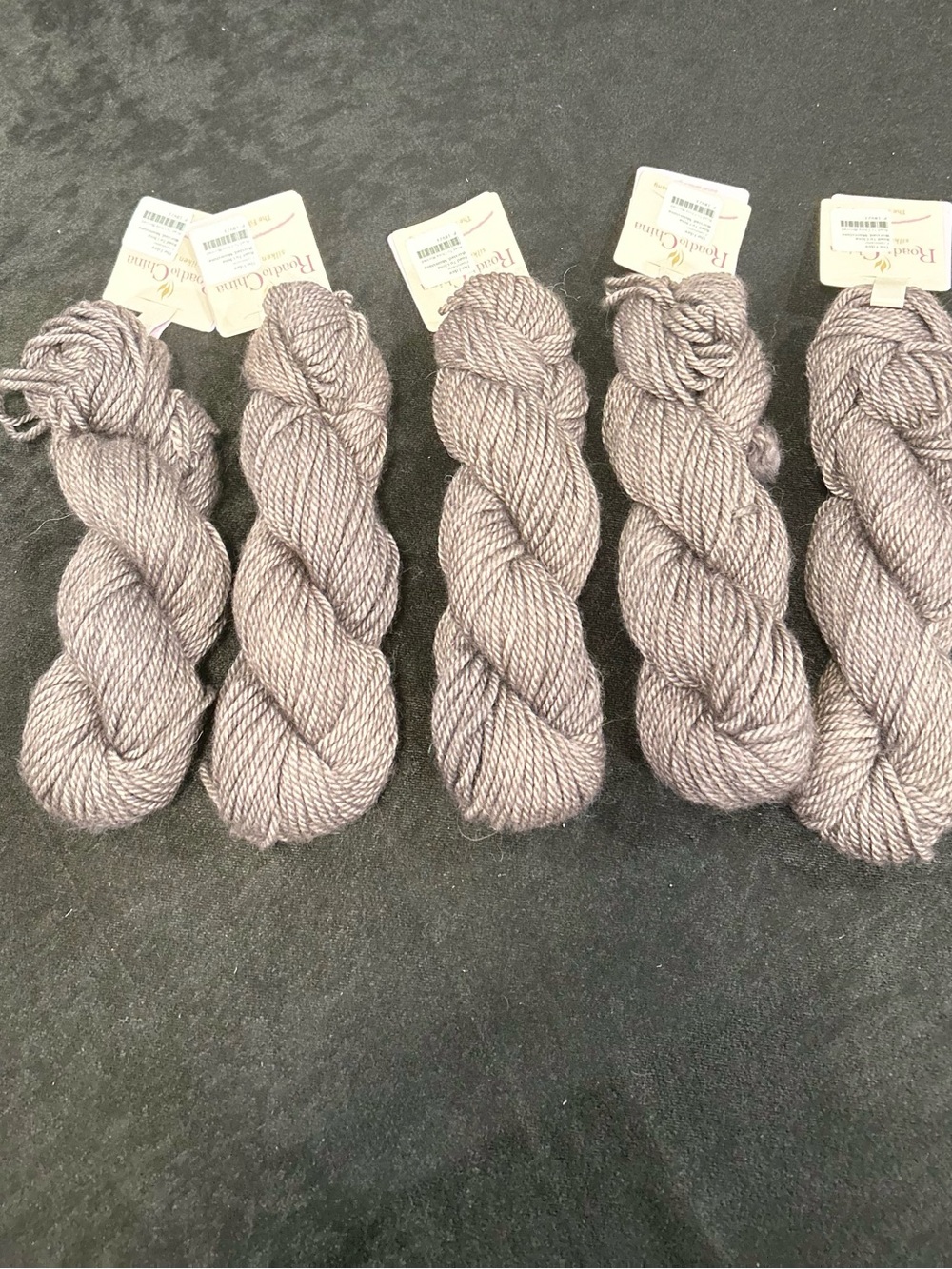 NEW Road to China Yarn Moonstone 5 Hanks Cashmere Camel Silk Alpaca Luxury Lot